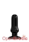 Buttplug - Rubber - 4 Inch - Model 4 - Black (Bottom Line)