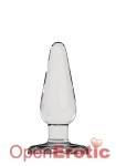 Buttplug - Glas - 5 Inch - Model 1 (Bottom Line)