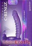 Silicone Double Penetrator Rabbit - Purple (Pipedream - Fantasy C-Ringz)