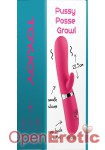 Pussy Posse Growl Vibrator - Pink (Scala - ToyJoy)