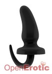 No. 15 Butt Plug Rubber - 6 Inch - Black (SONO)