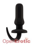 No. 13 Butt Plug Rubber - 6 Inch - Black (SONO)