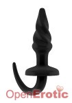 No. 11 Butt Plug Rubber - 6 Inch - Black (SONO)