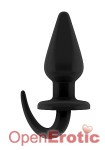 No. 9 Butt Plug Rubber - 6 Inch - Black (SONO)