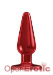 Buttplug - Acrylic - 6 Inch - Model 1 (Bottom Line)