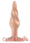 Buttplug - Rubber - 5 Inch - Model 5 - Flesh (Bottom Line)