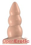 Buttplug - Rubber - 4 Inch - Model 6 - Flesh (Bottom Line)