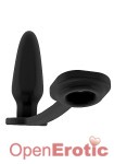 No. 1 Butt Plug with Cockring - Black (SONO)