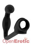 No. 2 Butt Plug with Cockring - Black (SONO)