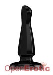 Buttplug - Rubber - 7 Inch - Model 3 - Black (Bottom Line)