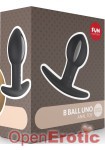 B-Ball Uno Butt Plug - grey/black (Fun Factory)