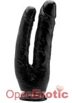 Realistic Double Cock - 10 Inch - Black (RealRock)