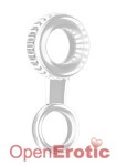 No. 47 - Cockring with Ball Strap - Translucent (SONO)