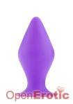 Butt Plug with Suction Cup - Medium - Purple (Shots Toys)