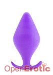 Butt Plug with Handle - Medium - Purple (Shots Toys)