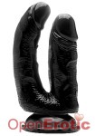 Realistic Double Cock - 6,5 Inch - Black (RealRock)