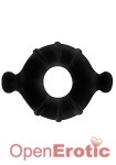 Gummy Ring - Large - Black (Shots Toys)