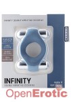 Infinity - Double Vibrating Cockring - Blue (Shots Toys - Mjuze)