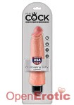 8 Inch Vibrating Stiffy - Skin (Pipedream - King Cock)