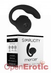 Mercer - Anal Bullet Vibrator - Black (Shots Toys - Simplicity)