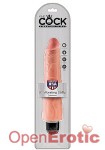 9 Inch Vibrating Stiffy - Skin (Pipedream - King Cock)