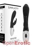 Searle - Classic Rabbit Vibrator - Black (Shots Toys - Simplicity)