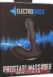 E-Stimulation Vibrating Prostate massager - Black (Shots Toys - ElectroShock)