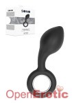 No. 63 Dildo with Metal Ring - Black (SONO)