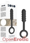 No. 61 Dildo with Metal Ring - Black (SONO)