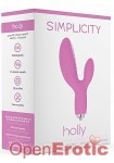 Holly - G-Spot and Clitoral Vibrator - Pink (Shots Toys - Simplicity)