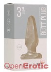 Butt Plug - Basic - 3 Inch - Glass (Shots Toys - Plug and Play)