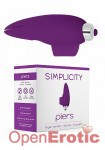 Piers - Finger Vibrator - Purple (Shots Toys - Simplicity)