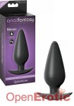 Large Weighted Silicone Plug - Black (Pipedream - Anal Fantasy Elite Collection)