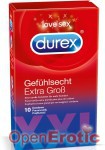 Durex Gefühlsecht Extra Groß Kondome 10er (Durex)