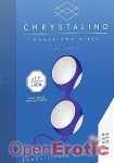 Chrystalino Ben Wa Medium - White (Shots Toys)