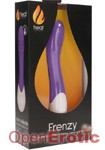 Frenzy - Rechargeable Heating G-Spot Vibrator - Purple (Shots Toys - Heat)