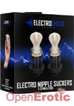 Electro Nipple Suckers - Transparent (Shots Toys - ElectroShock)