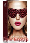 Luxury Eye Mask - Burgundy (Shots Toys - Ouch!)