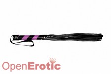 Whip PVC Black with Purple Sripes A 