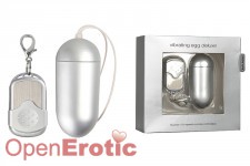 Vibrating Egg Deluxe Silver - Big Size 