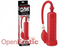 Silicone Power Pump - Red 