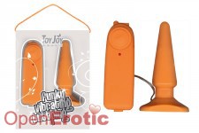 Funky Vibrating Buttplug - orange 