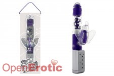 Funky Butterfly Vibrator - dark purple 