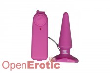 Funky vibrating Buttplug - Pink 