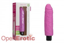 Realistic Skin Vibrator - Normal Size Pink 