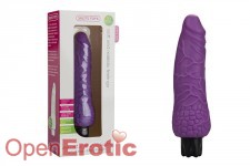 Realistic Skin Vibrator - Small Size Purple 