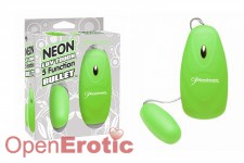 Neon Luv Touch 5 Function Bullet - Green 