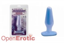 Iridescent Butt Plug - Medium - Blue 