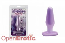 Iridescent Butt Plug - Medium - Purple 