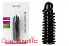 Realistic Spiky - Penis Extension - Black 